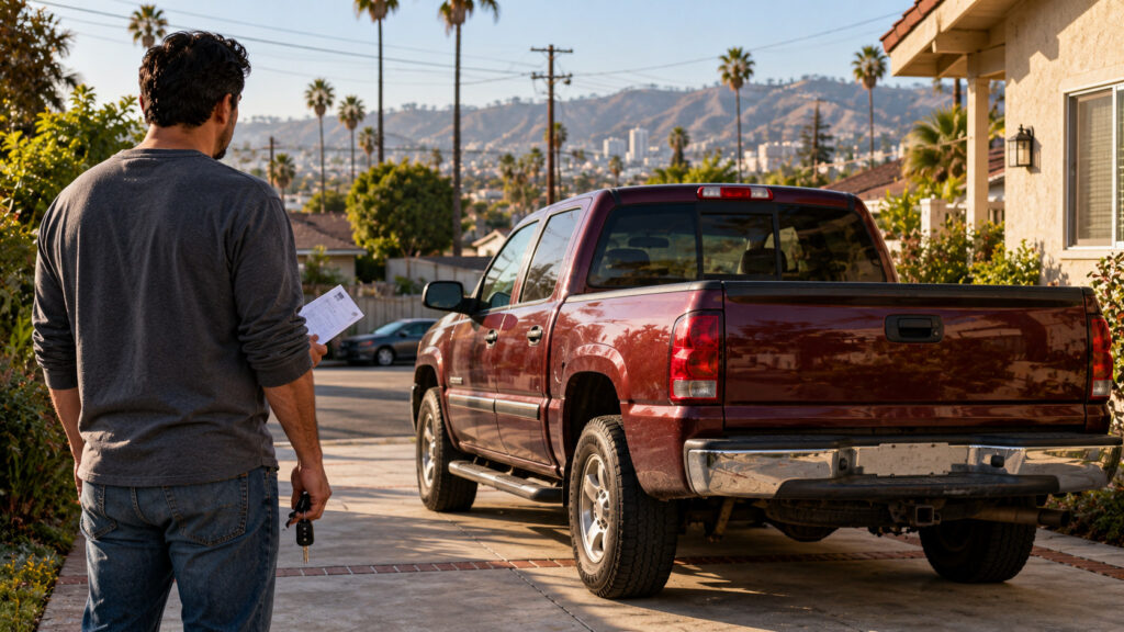 Los Angeles car repossession with selling versus voluntary surrender decision